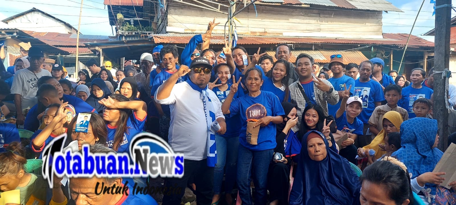 Foto: Simpatisan, relawan, dan pendukung,Partai Amanat Nasional (PAN) di Dapil Maesa