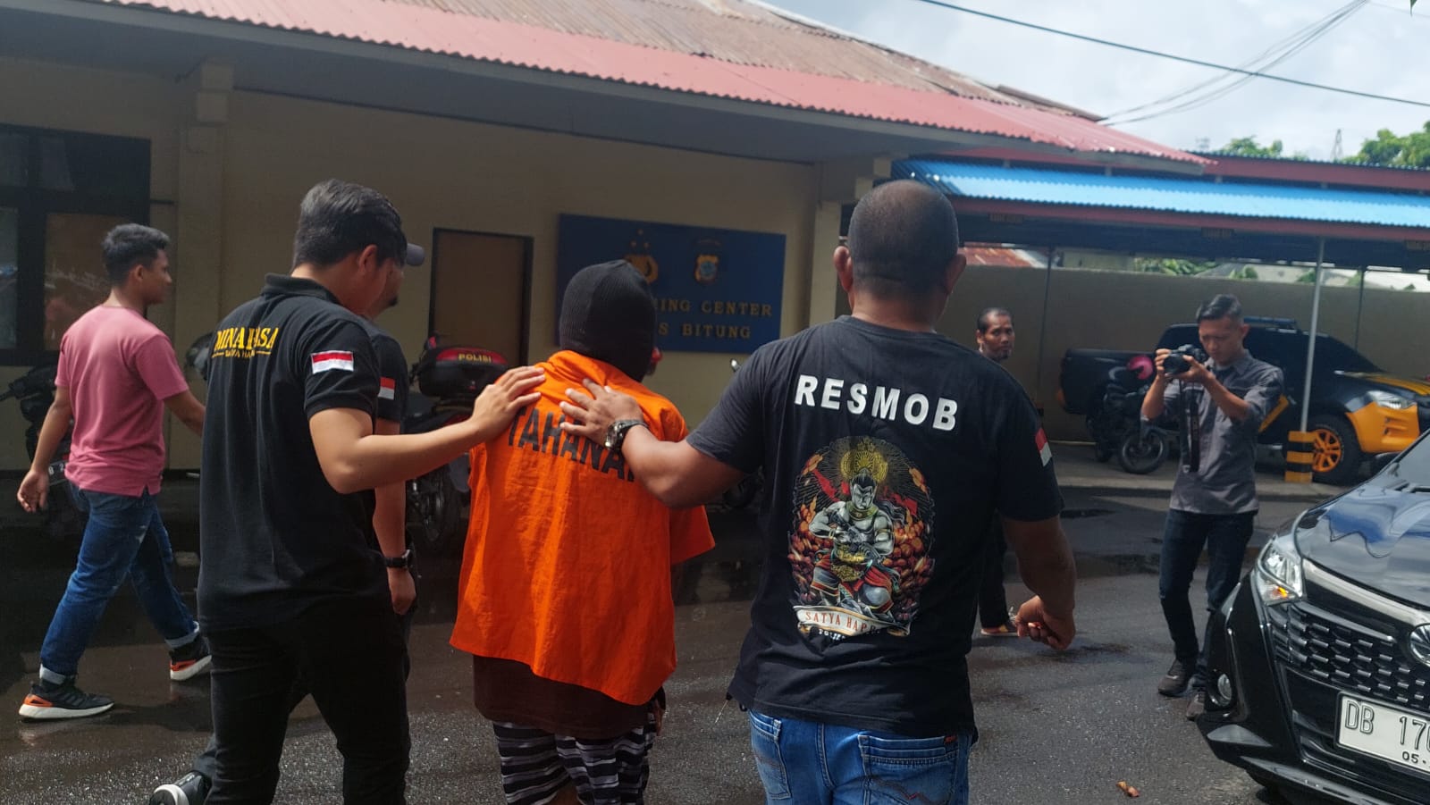 Tersangka Pelaku Pelecehan Seksual yang di tangkap Tim