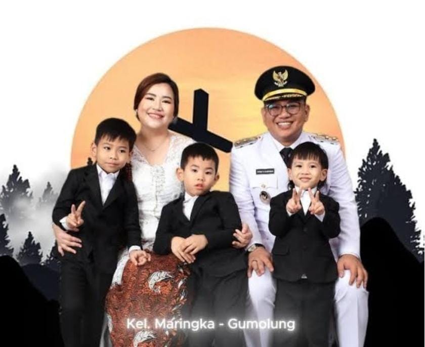 Keluarga Maringka Gumolung rayakan Paskah 2025.