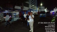 IMG-20251028-WA0003 Kanit Pasar cita Kota Bitung Perumda Pasar Kota Bitung Nurdin Bandu Pimpinan langsung Sosialisasi Bagi Pedagang Pusat Kota untuk Masuk ke Pasar Cita. Senin, 27/10. Malam