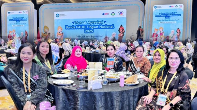 Kegiatan apresiasi nasional ini berlangsung pada 12–13 November 2025 di The Sultan Hotel & Residence Jakarta, dan dihadiri oleh para Bunda PAUD dari seluruh provinsi, kabupaten/kota, kecamatan, serta desa/kelurahan di Indonesia.