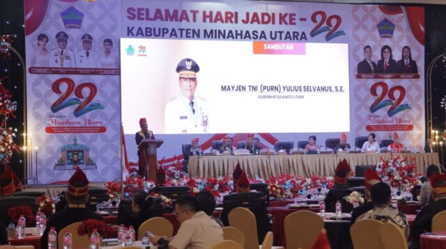 Pemerintah Kabupaten Minahasa Utara memperingati HUT ke-22