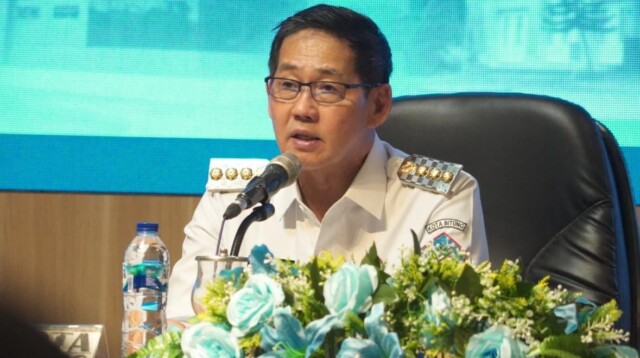 Wali Kota Bitung, Hengky Honandar, (Foto.Mirawan)