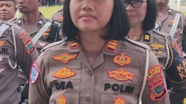 Kasat Lantas AKP Dwi Dea Angraini, S.I.K., M.H., pada Senin (1/12/2025)
