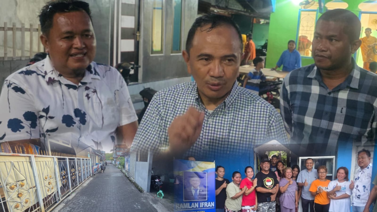 Ramlan Ifran yang di dampingi oleh Yunus Jafar (K Hua)