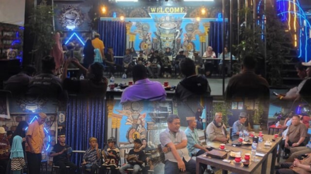 penampilan seni budaya Samra atau Dana-dana akhirnya terobati. Kegiatan tersebut digelar di BOSHE Resting Area Bitung pada Jumat malam, 19 Desember 2025.