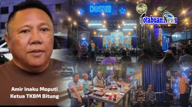 Ketua Tenaga Kerja Bongkar Muat (TKBM) Kota Bitung Bpk Amir Inaku Moputy.