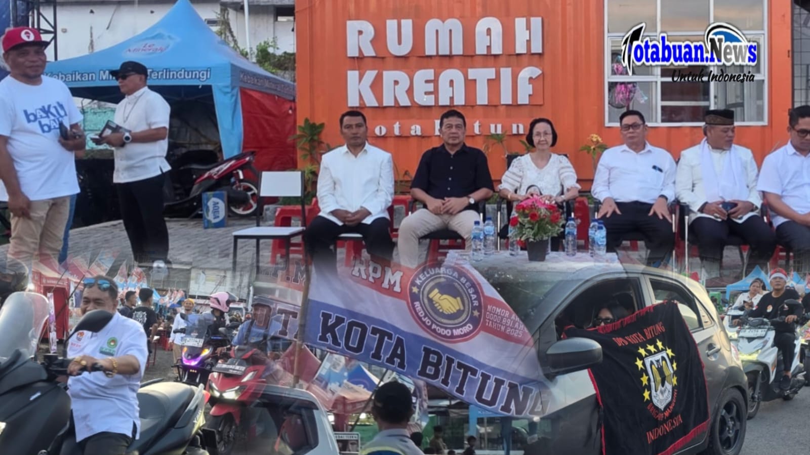 Harmony Christmas Festival 2025, hasil kolaborasi Perumda Pasar Kota Bitung bersama Forum Kerukunan Umat Beragama (FKUB) Kota Bitung.