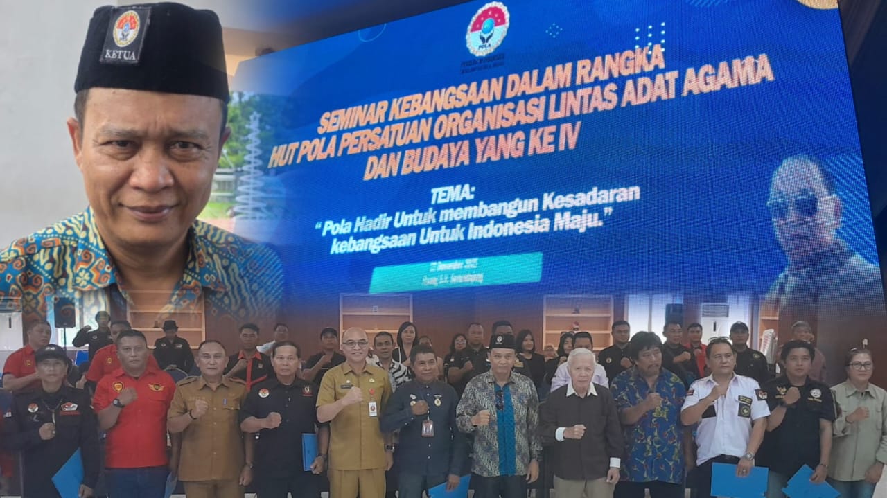 Ketua Umum Persatuan Organisasi Lintas Adat, Agama, dan Budaya (POLA), Puboksa Hutahaean
