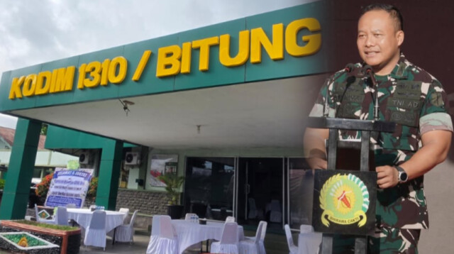 Dandim 1310/Bitung Letkol Inf I Dewa Made Dharmawan Juniarta.