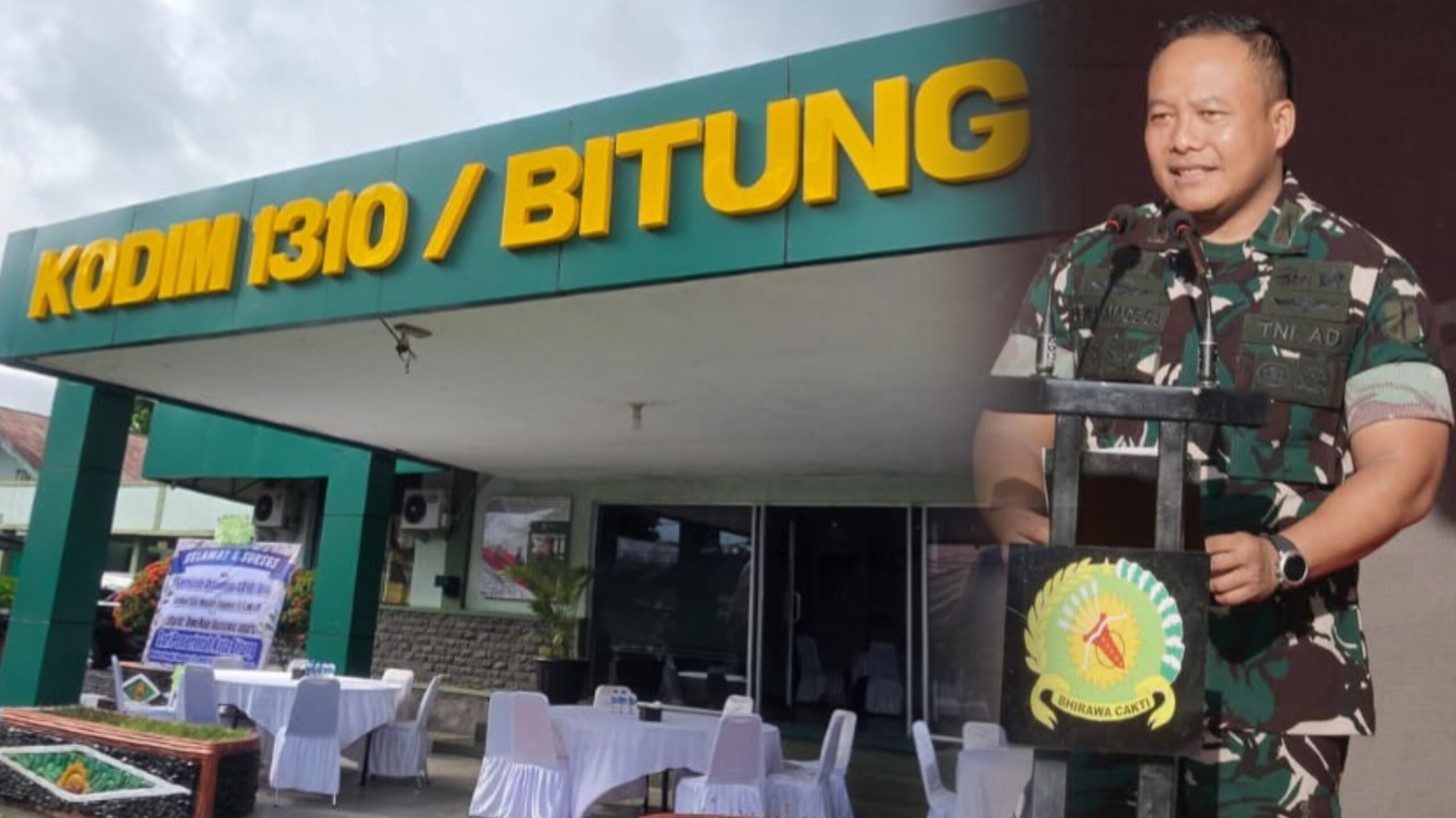 Dandim 1310/Bitung Letkol Inf I Dewa Made Dharmawan Juniarta.