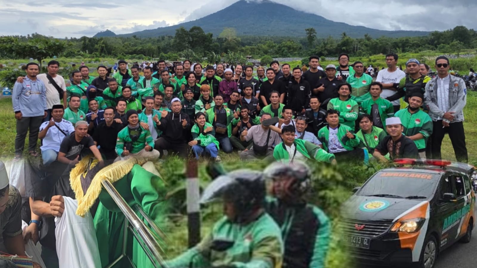 Komunitas Grab Bitung City (GBC) Sampaikan Bela Sungkawa atas Wafatnya Wahyu Pellu.