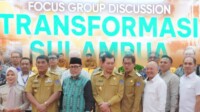 Forum Group Discussion (FGD) bertajuk Sulampua Menuju Global Logistics Hub yang berlangsung di Aula Gedung Keuangan Negara, Manado, Senin, 19/1/2026.