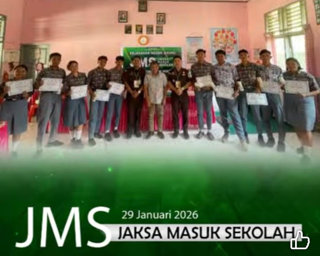 Bidang Intelijen Kejaksaan Negeri Bitung kembali melaksanakan Program Jaksa Masuk Sekolah (JMS) dengan menyasar SMA Negeri 3 Kota Bitung