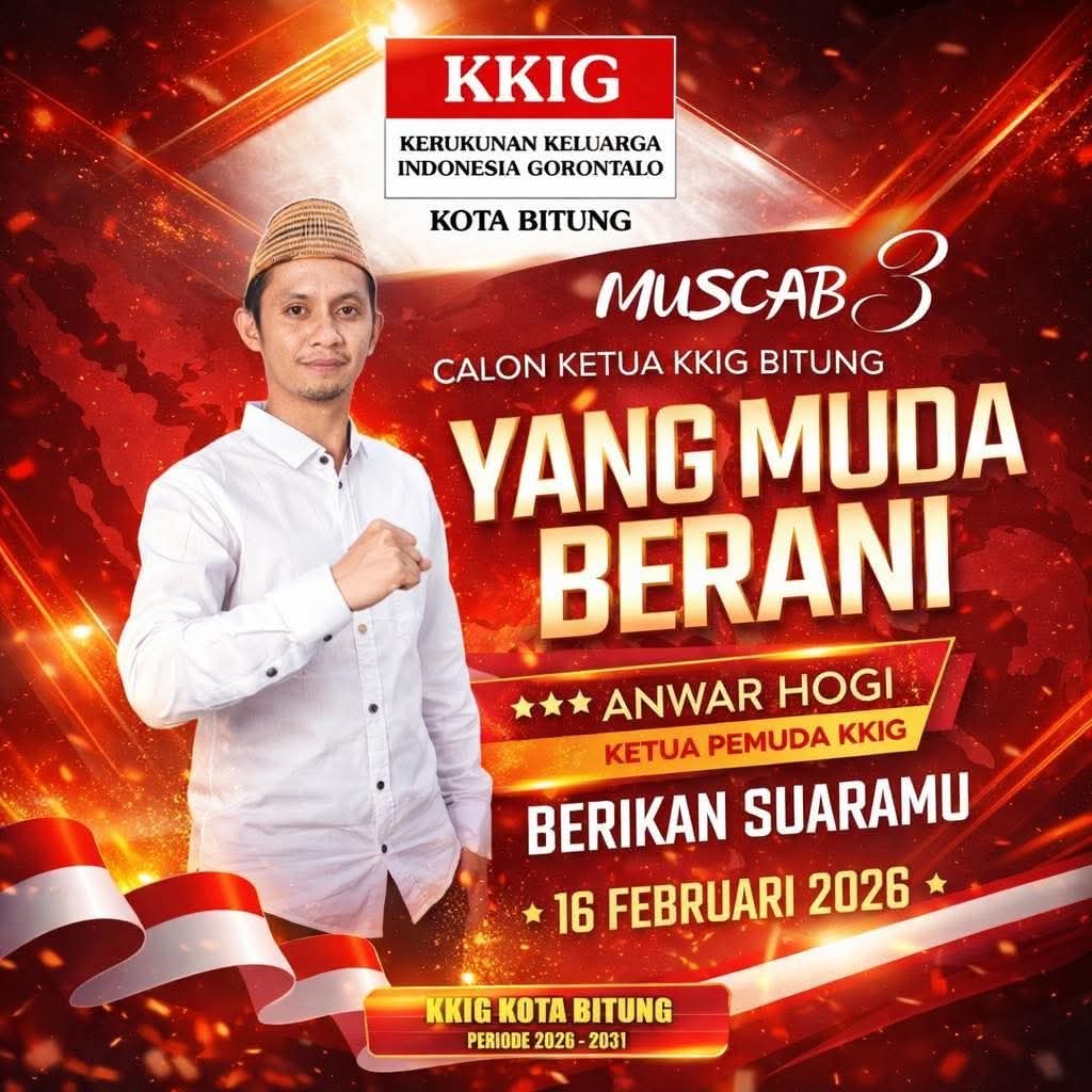 Anwar Hogi Ketua Pemuda KKIG Kota Bitung.