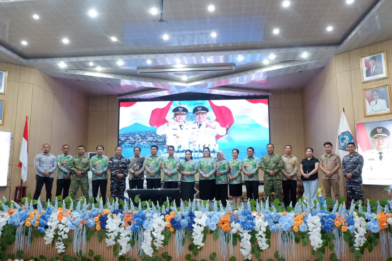 Foto Bersama unsur Forkopimda. 