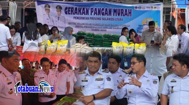 Wali Kota Bitung Hengki Honandar SE dan Wakil Wali Kota Randito Maringka S.Sos mendampingi Gubernur Sulawesi Utara Yulius Selvanus Komaling. Rabu, 25/2/2026. (Foto.Ist)