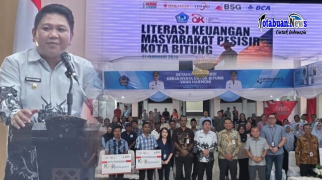 Randito Maringka S.Sos secara resmi membuka kegiatan Sosialisasi Gerakan Nasional Cerdas Keuangan (GENCARKAN) Tahun 2026