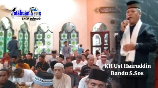 ceramah singkat yang disampaikan oleh KH Ustadz Hairuddin Bandu. Jumat, 6/3/2026.