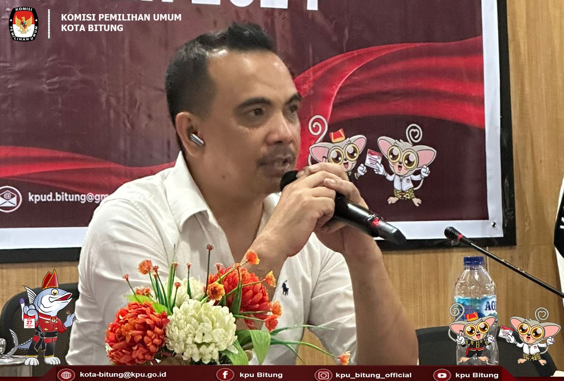 Ketua KPU Kota Bitung Deslie D. Sumampouw, ( Foto.Ist )