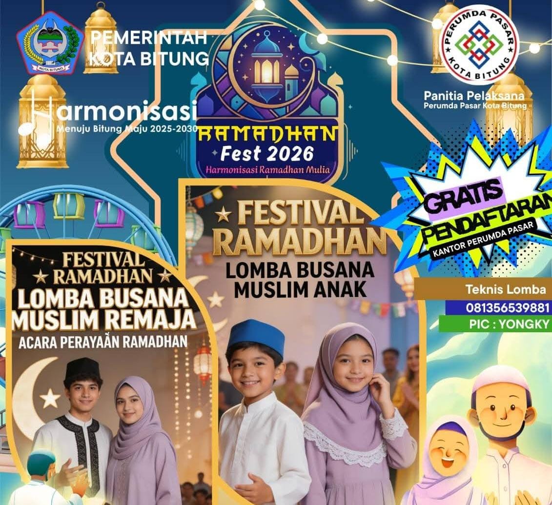 Ramadan Fest 2026 yang diselenggarakan oleh Perumda Pasar Kota Bitung.