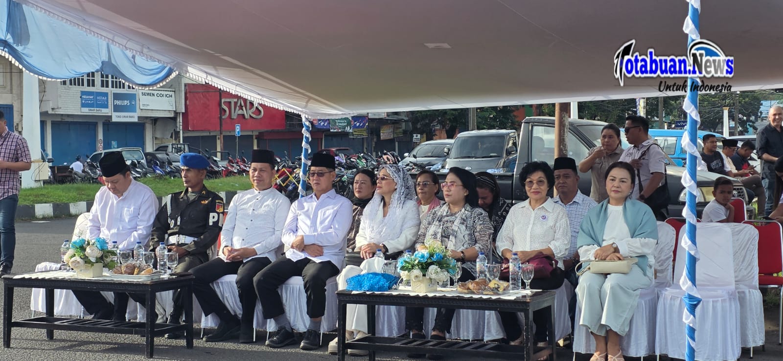 Tamu undangan sholat Idul Fitri 1447 Hijriah. 