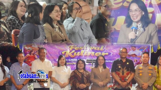 Ellen Honandar Sondakh SE, membuka secara resmi Festival Kuliner Jemaat GMIM Lembah Kanaan Winenet Wilayah Bitung XII Tahun 2026, Kamis (26/4/2026).